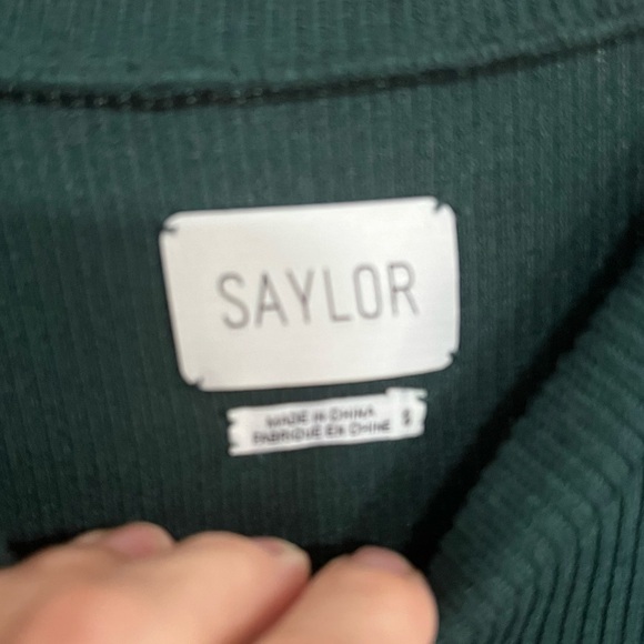 Saylor Kora Ruffle Ribbed Pullover Sweater - Picture 7 of 11